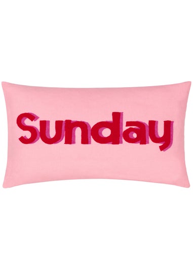 furn. Sunday Embroidered Filled Cushion (30 x 50 x 8 cm)
