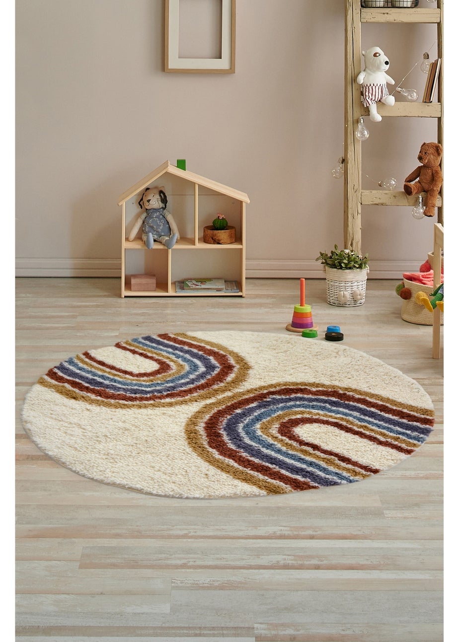 Homemaker Rainbow Circular Snug Rug