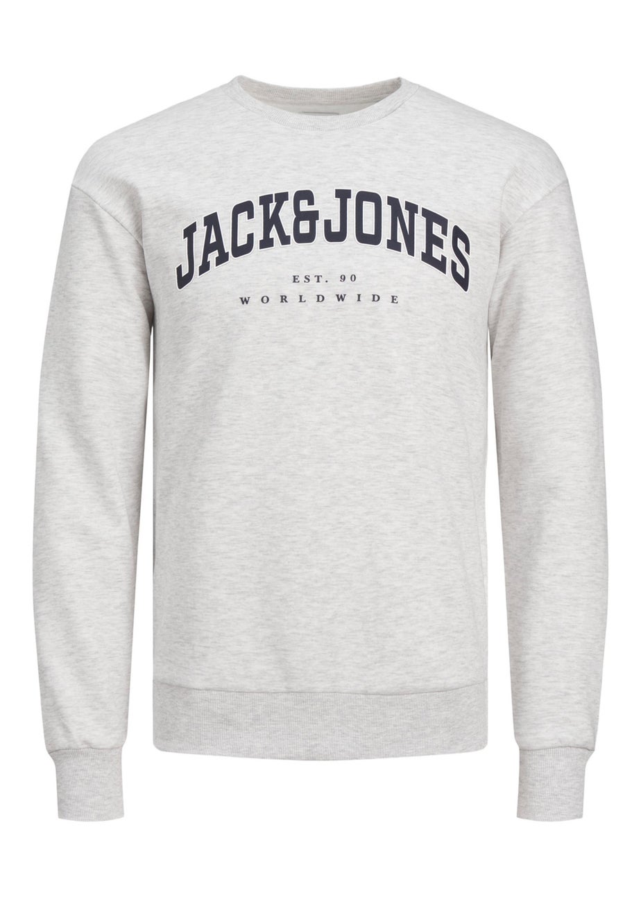 Jack & Jones Kids Grey Varsity Sweatshirt (8-16yrs)