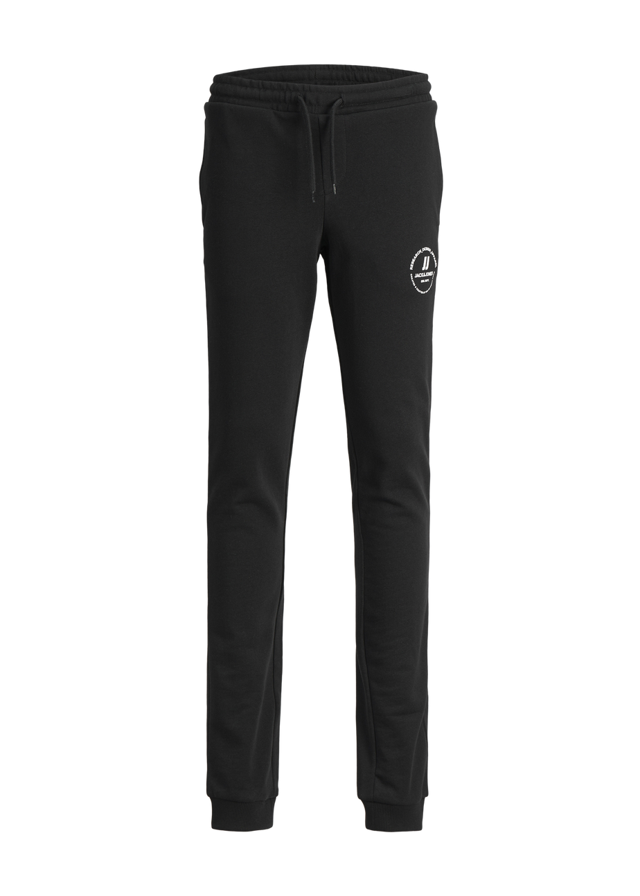 Jack & Jones Kids Black Jogging Bottoms (8-16yrs)