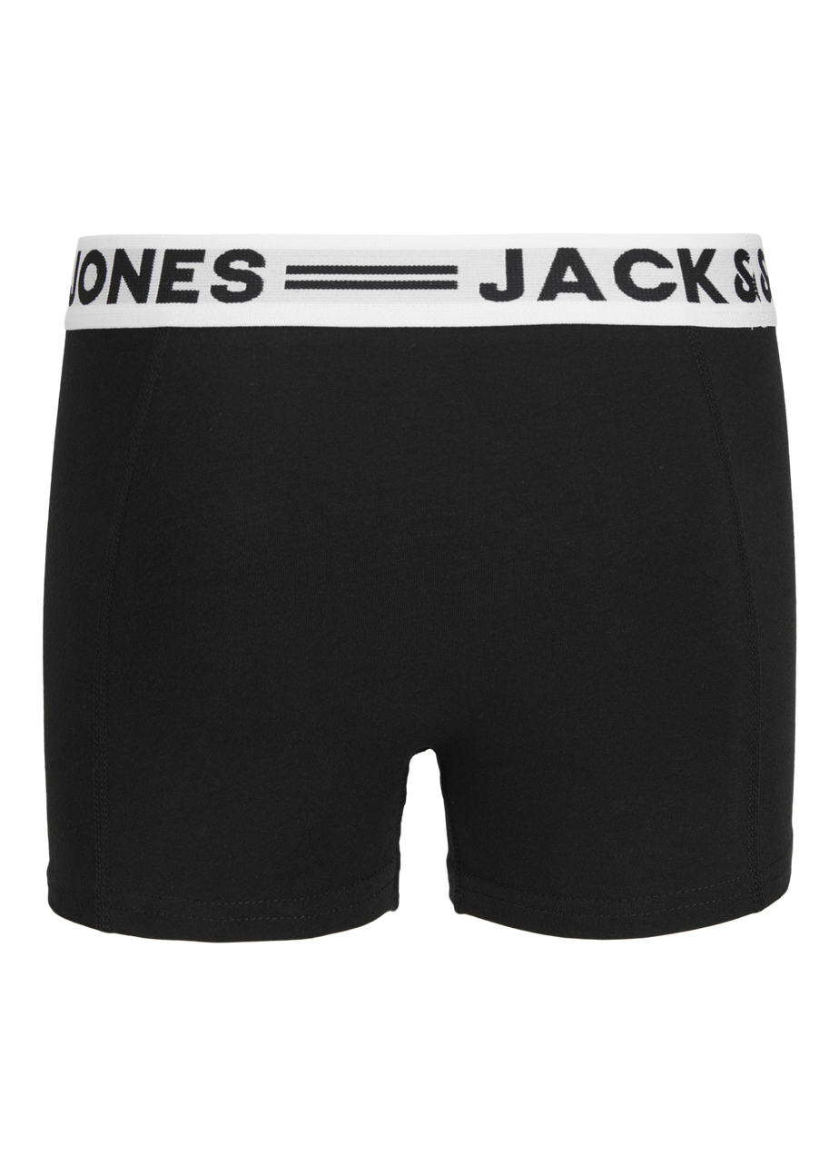 Jack & Jones 3 Pack Kids Black Trunks
