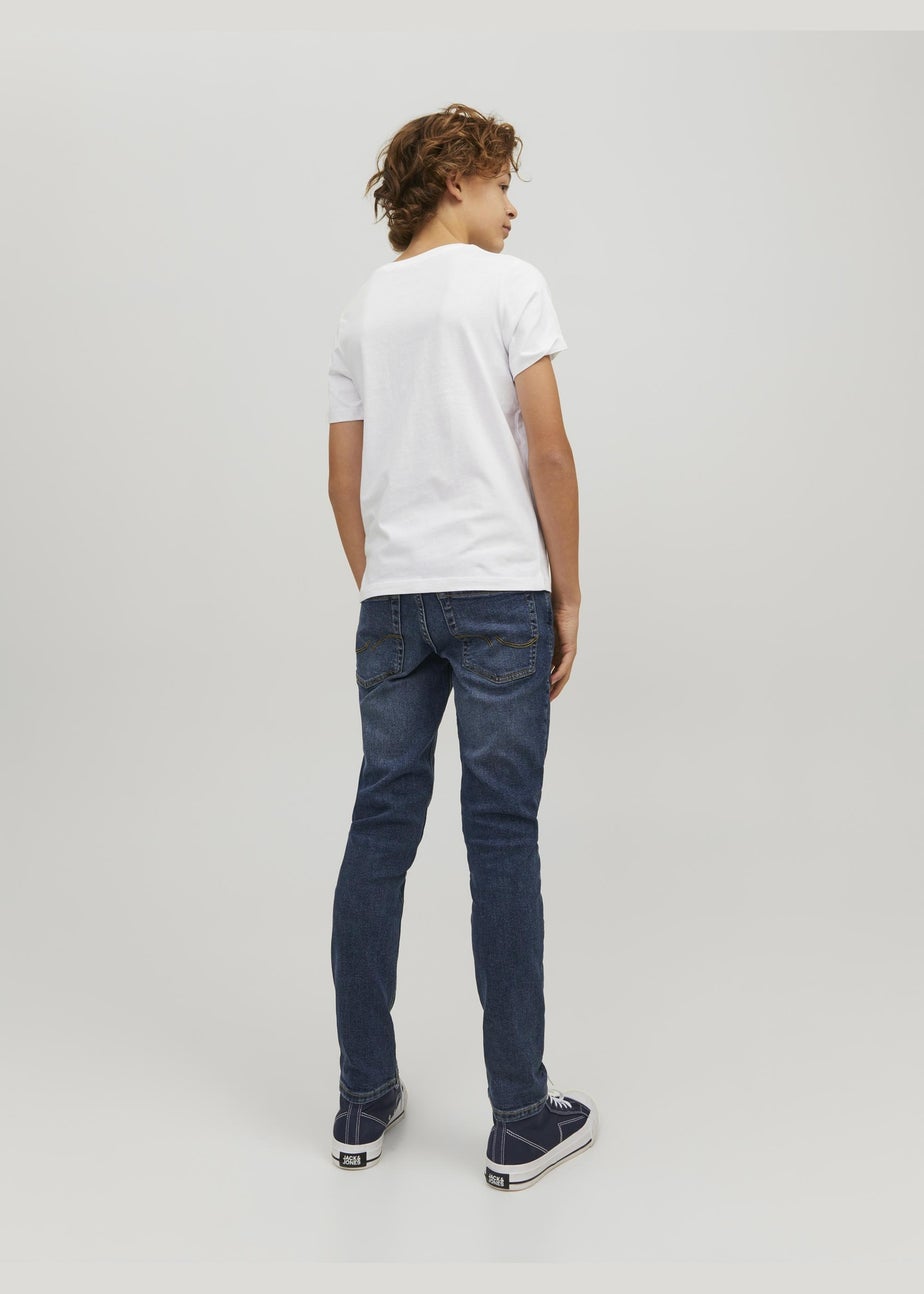 Jack & Jones 2 Pack Kids White Logo T-Shirt (8-16yrs)