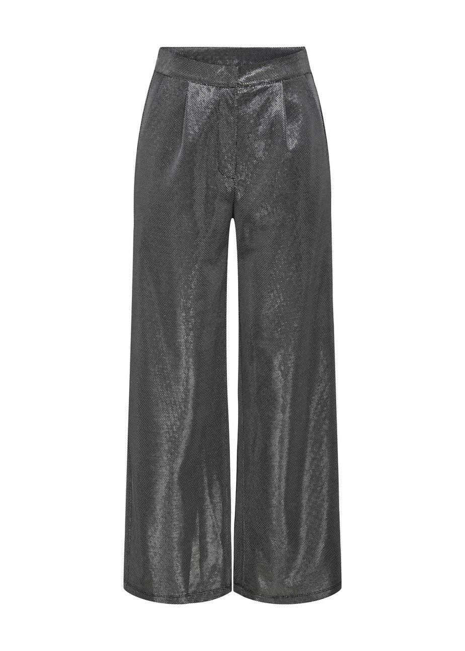 JDY Silver Glitter Trousers