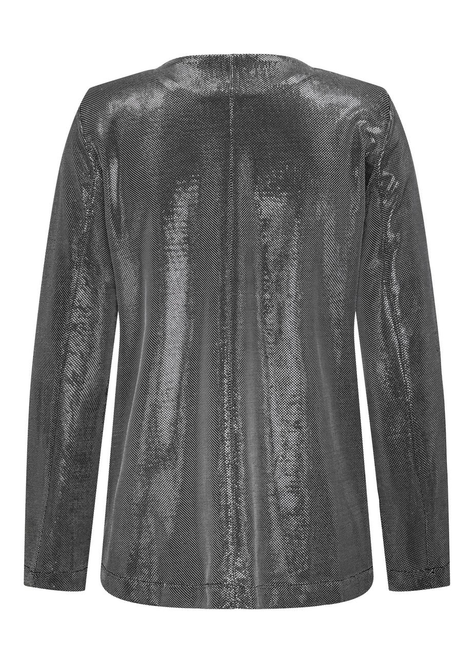 JDY Silver Glitter Blazer