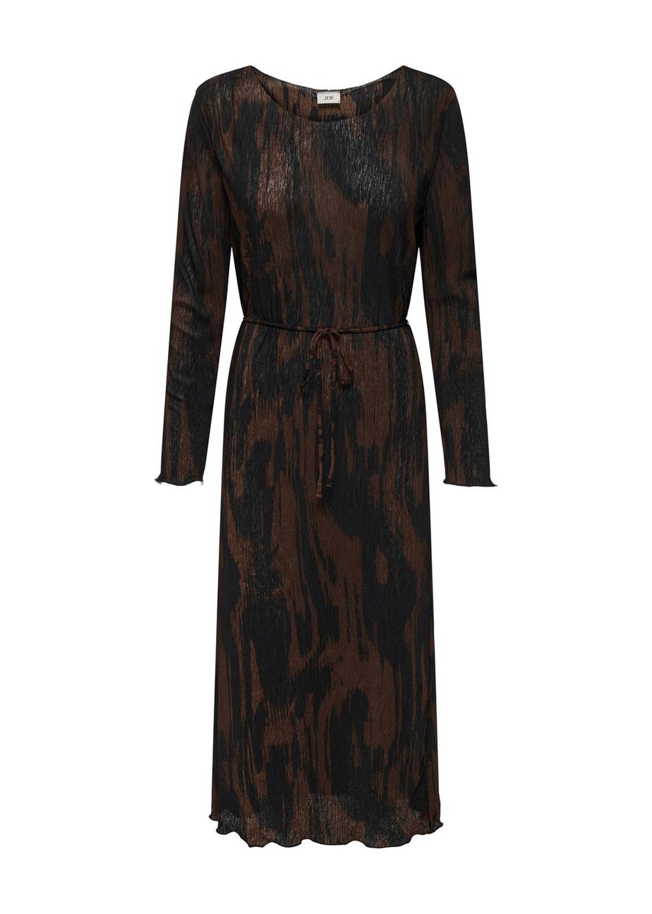 JDY Black Belted Midi Dress