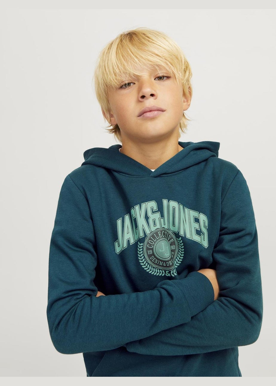 Jack & Jones Kids Teal Hoodie (10-16yrs)
