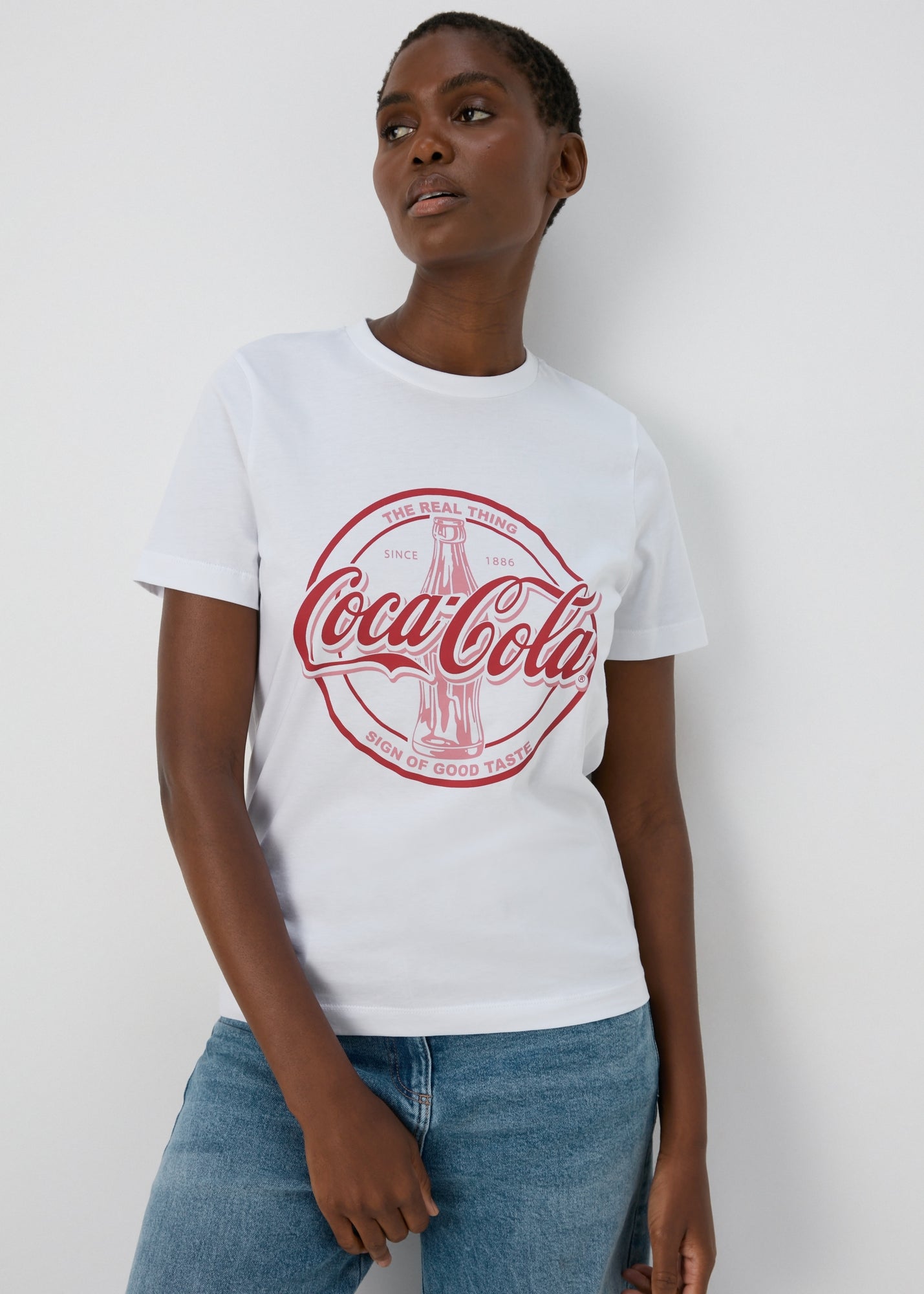 White Coca Cola T-Shirt - Matalan