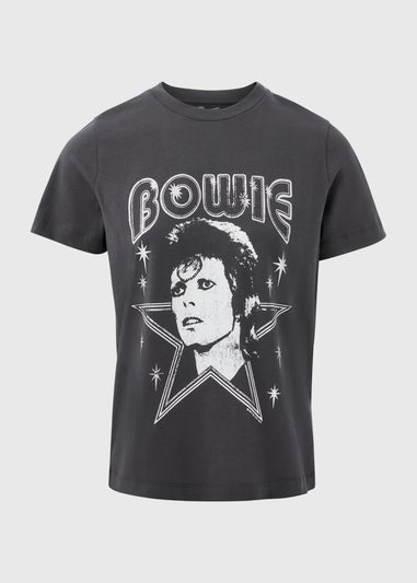 David Bowie Grey Bowie Graphic T-Shirt
