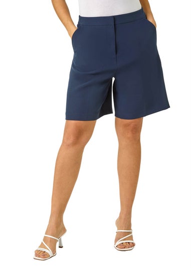 Roman Navy Tailored Bermuda Shorts