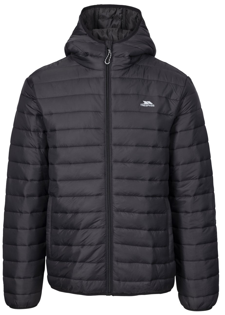 Trespass Black Kelmarsh Padded Jacket