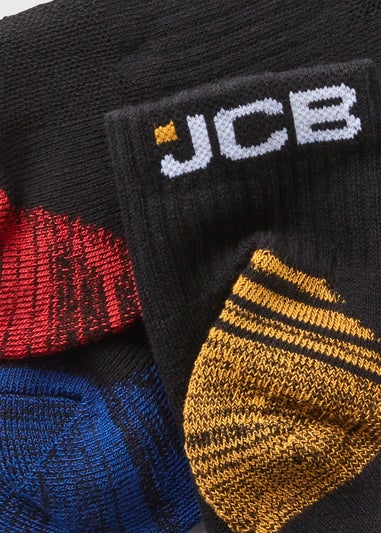 3 Pack JCB Ankle Work Socks