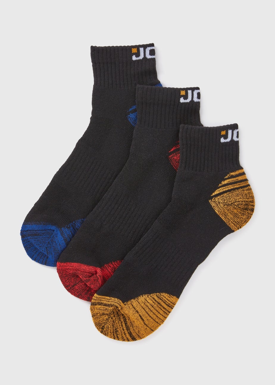 3 Pack JCB Ankle Work Socks