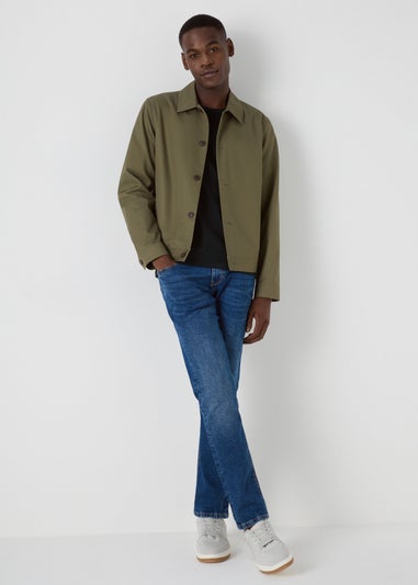 Black Interlock Crew Neck T-Shirt