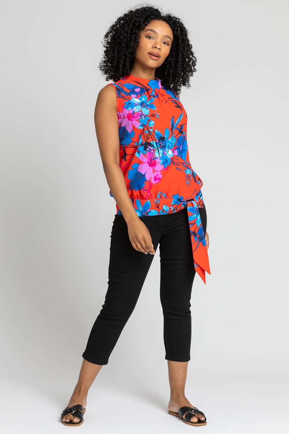 Roman Black Petite Stretch Crop Denim Jegging