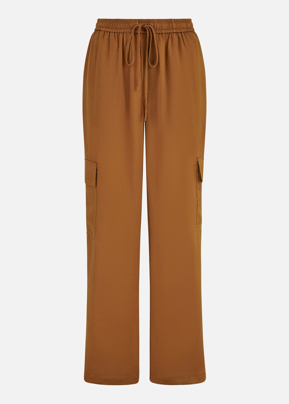Yumi Orange Cargo Trousers