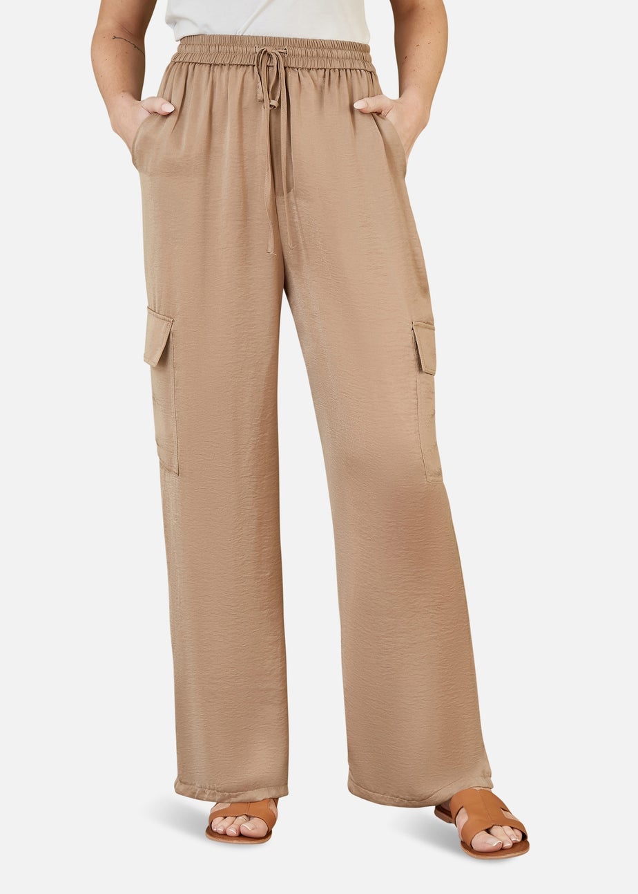 Yumi Stone Cargo Trousers