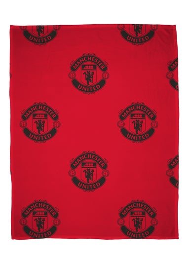 Manchester United FC Classic Fleece Throw (100 x 150cm)