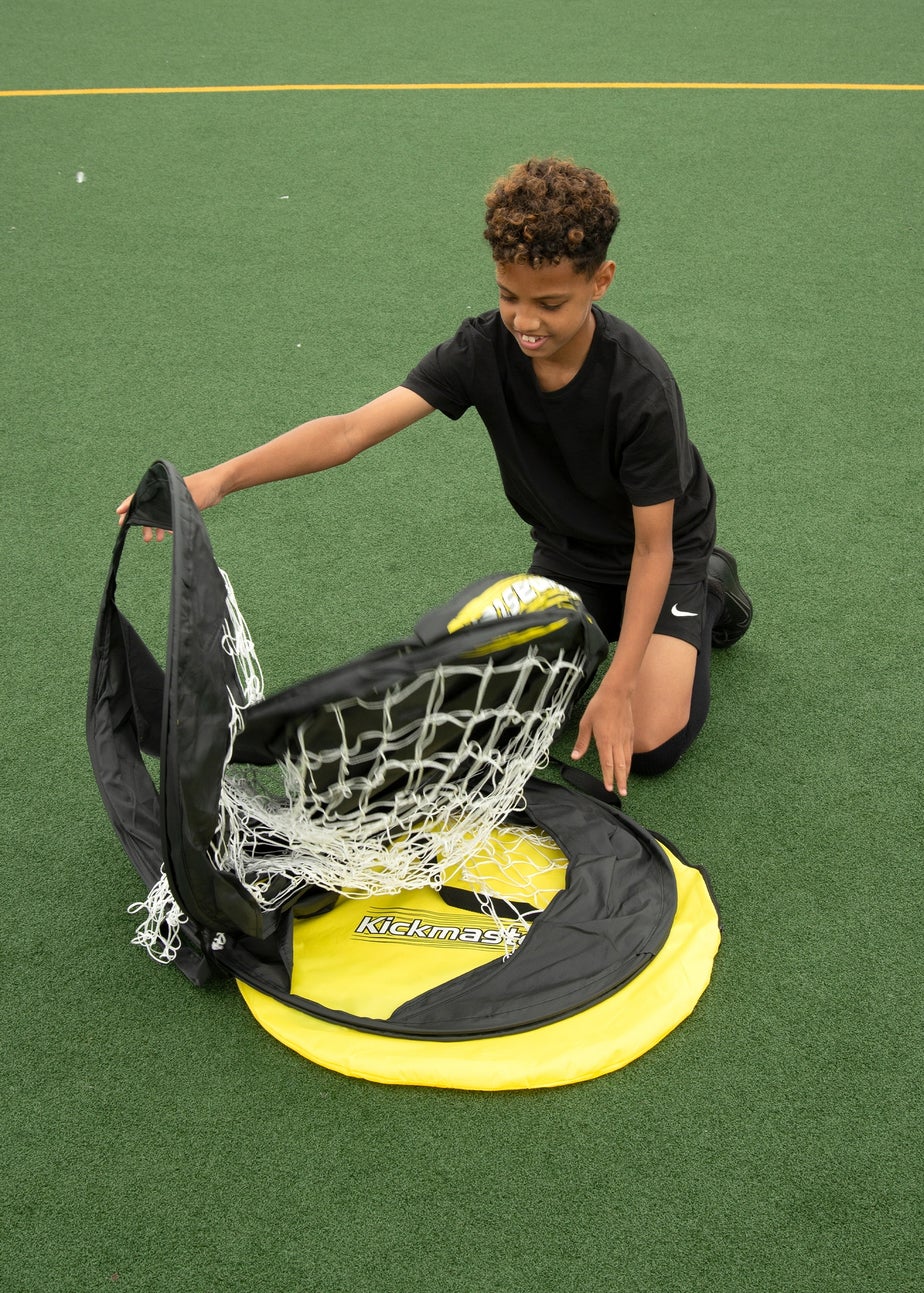 Kickmaster Multi Colour Large Quick Up Goal & Target Shot