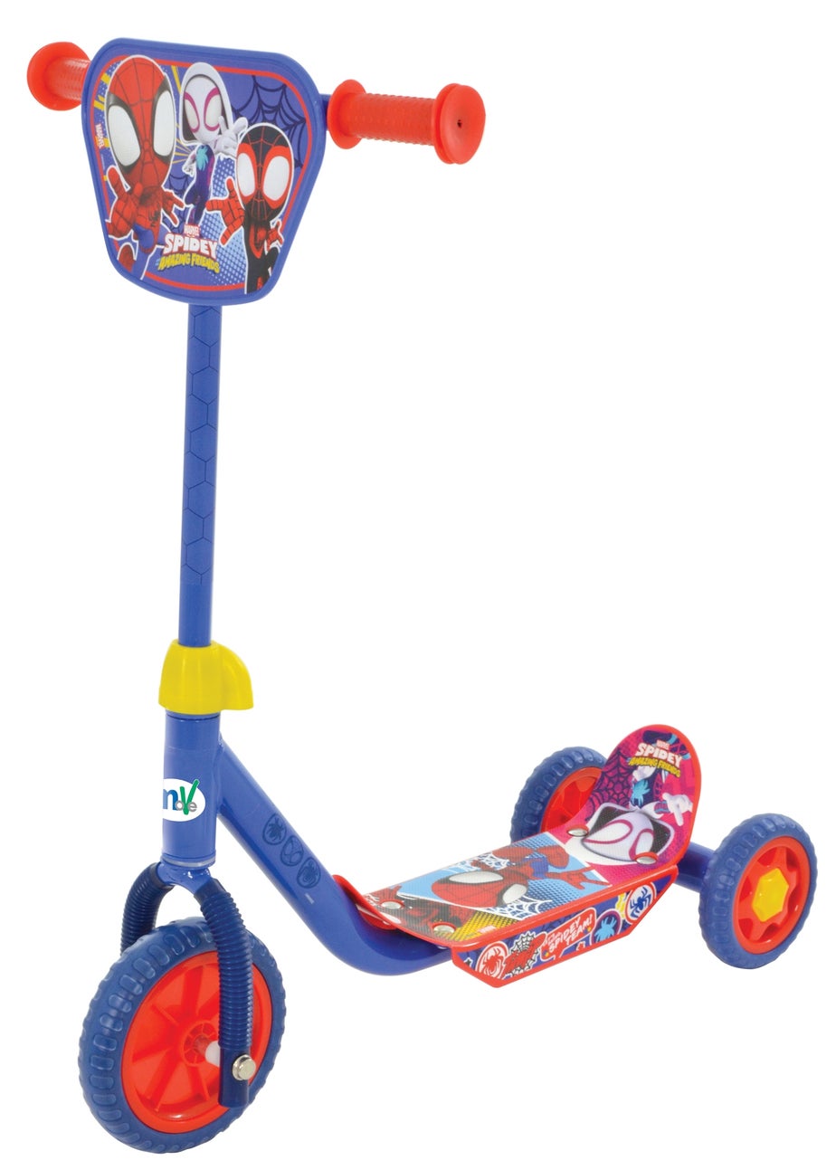 Marvel Spidey & His Amazing Friends Multi Colour Deluxe Tri Scooter