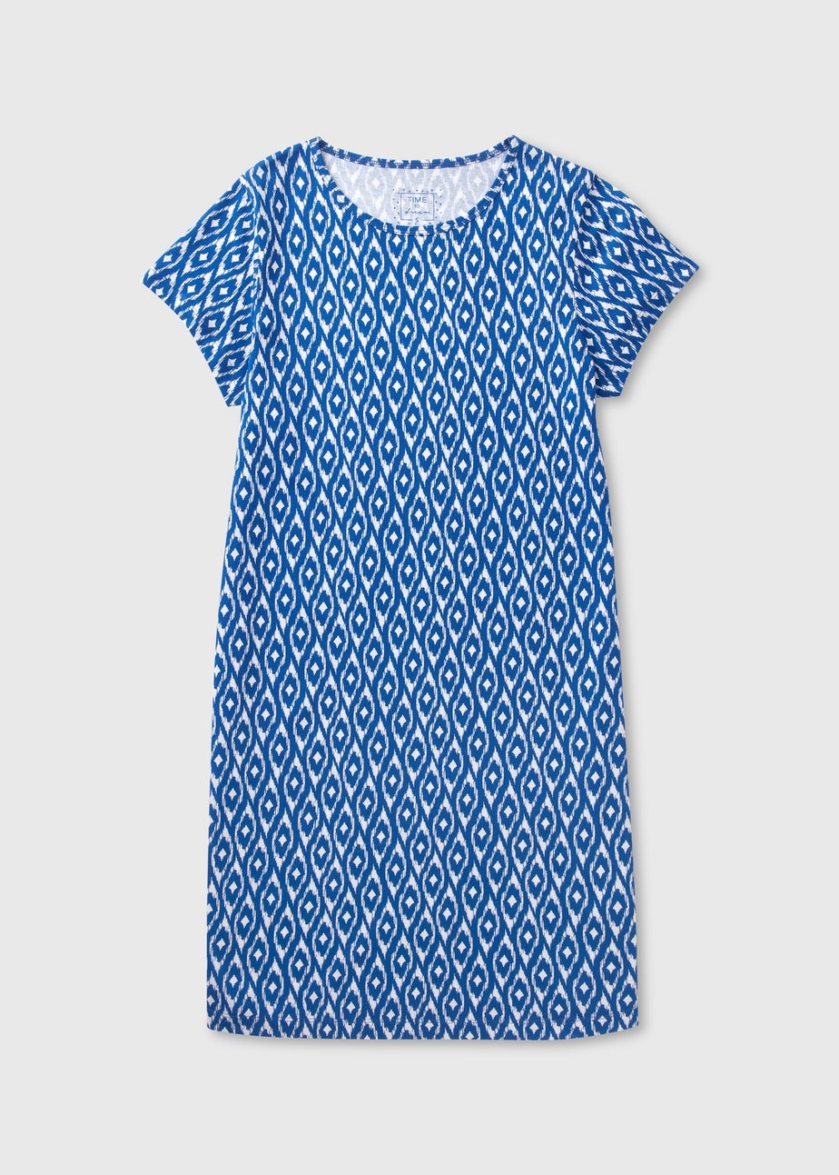 Blue Patterned Nightie