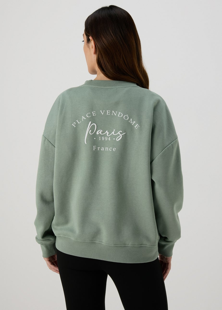 Green Paris Sweatshirt