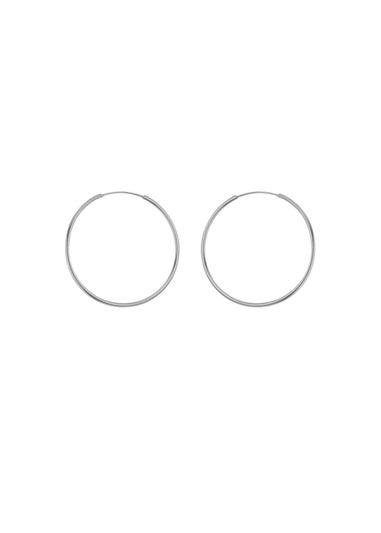 Golden Moments Sterling Silver Endless Hoops (20mm)