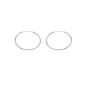 Golden Moments Sterling Silver Endless Hoops (20mm)