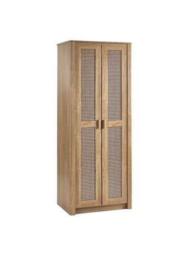 Julian Bowen Brown Sydney 2 Door Wardrobe (202 x 88 x 55cm)