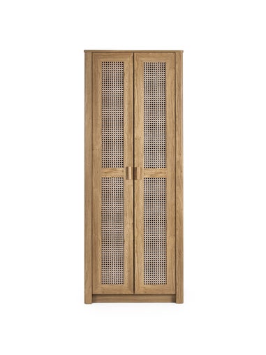 Julian Bowen Brown Sydney 2 Door Wardrobe (202 x 88 x 55cm)
