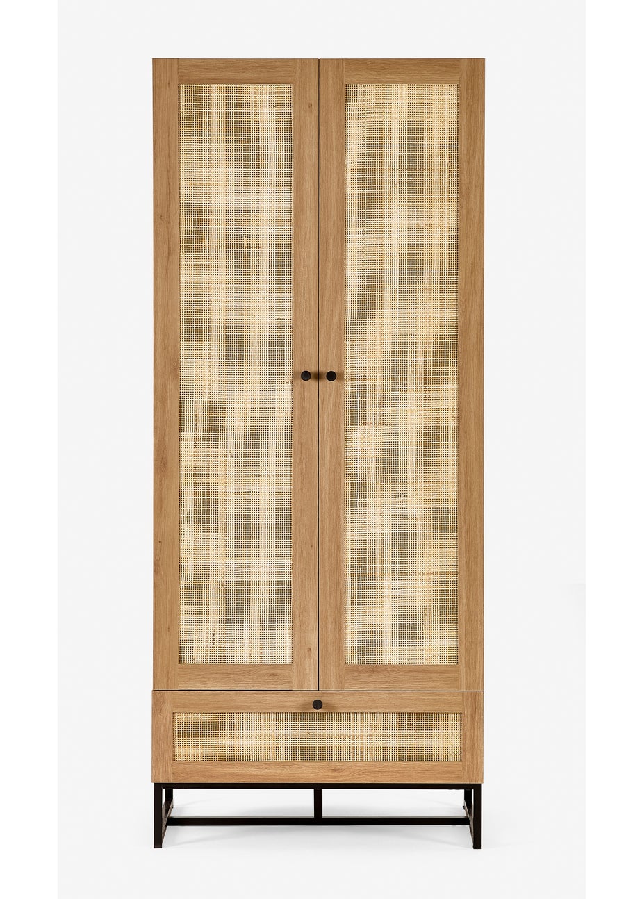 Julian Bowen Padstow Wardrobe Brown (190 x 80 x 56cm)