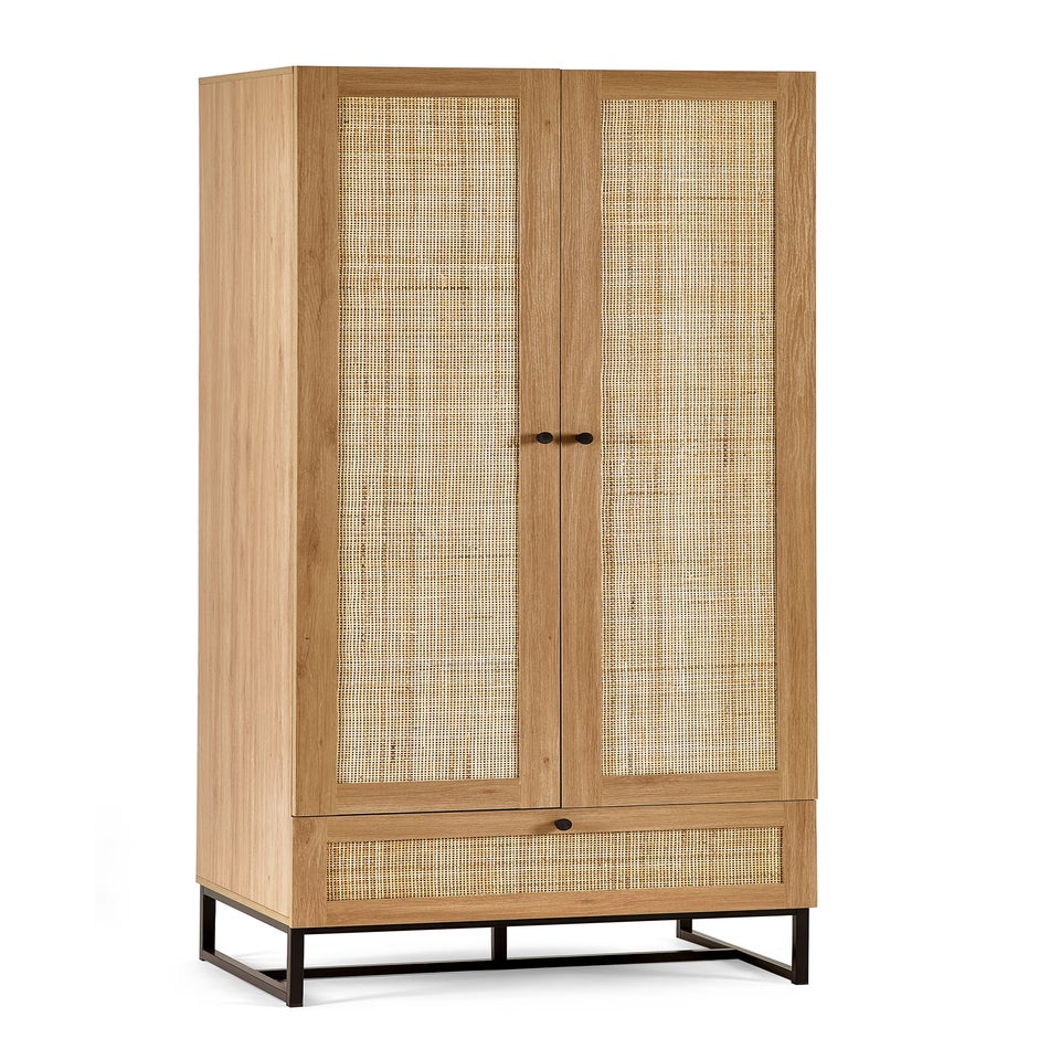 Julian Bowen Padstow Wardrobe Brown (190 x 80 x 56cm)