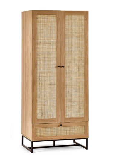 Julian Bowen Padstow Wardrobe Brown (190 x 80 x 56cm)