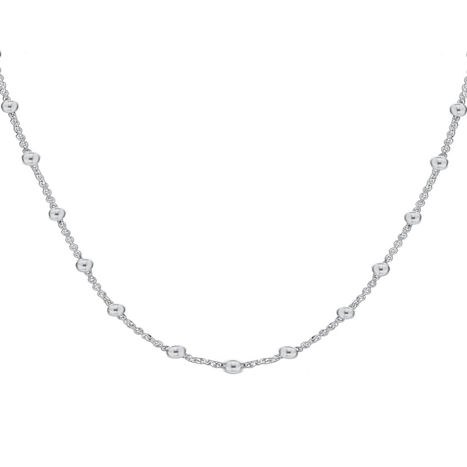Golden Moments Sterling Silver Ball Chain