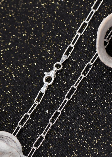 Golden Moments Sterling Silver Diamond Cut Thin Paper Chain