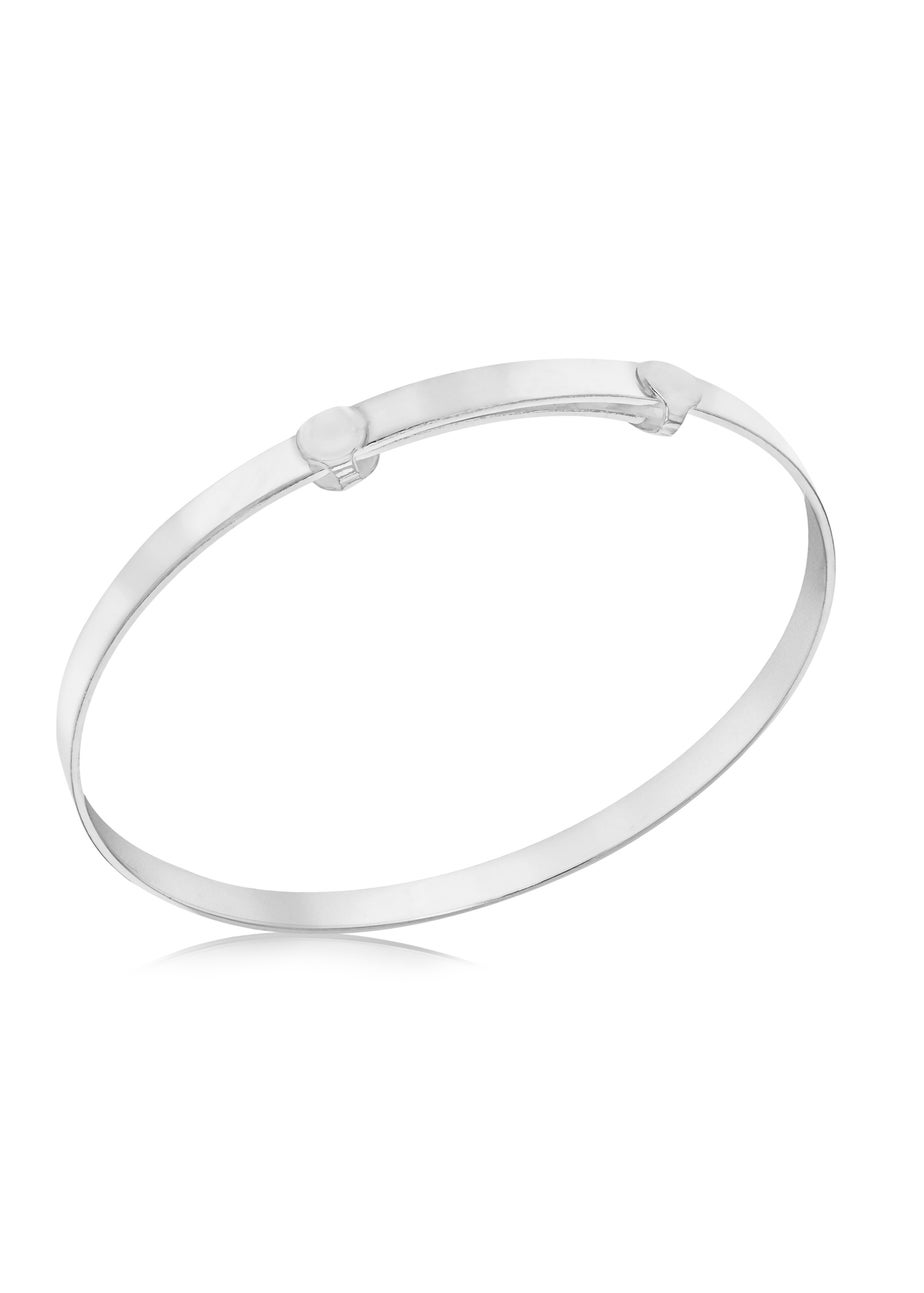 Golden Moments Sterling Silver Polished Baby Bangle