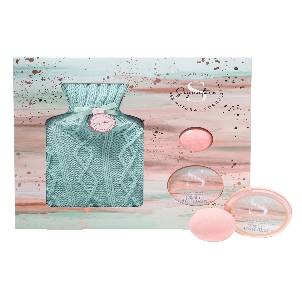 Kind Edit Co Signature Hot Water Bottle Gift Set