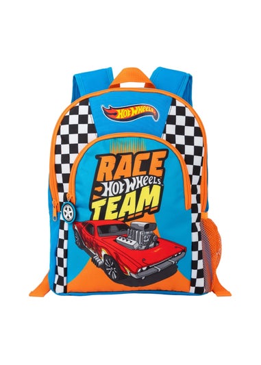 Hot Wheels Kids Blue Race Team Backpack