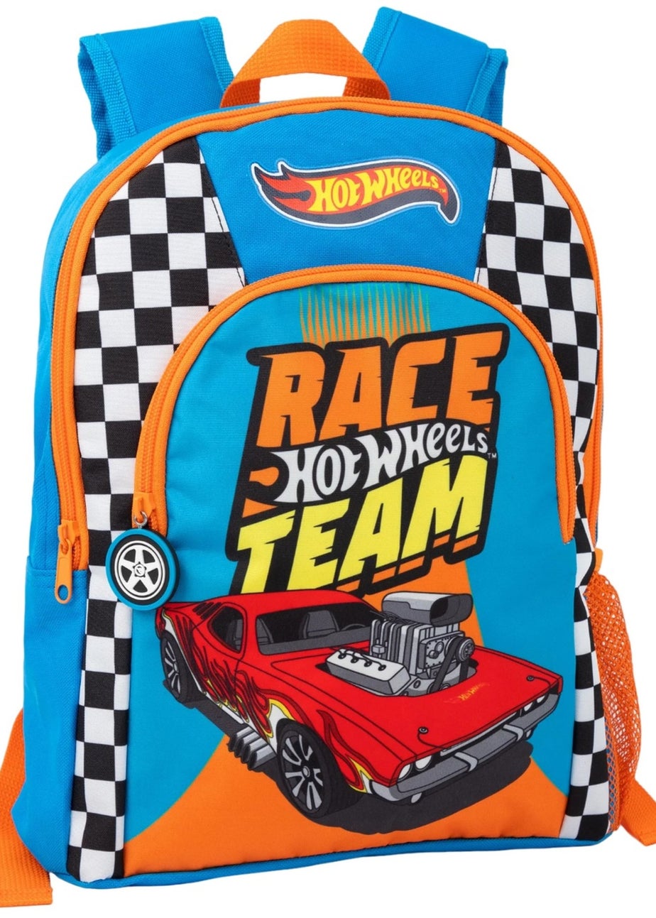 Hot Wheels Kids Blue Race Team Backpack