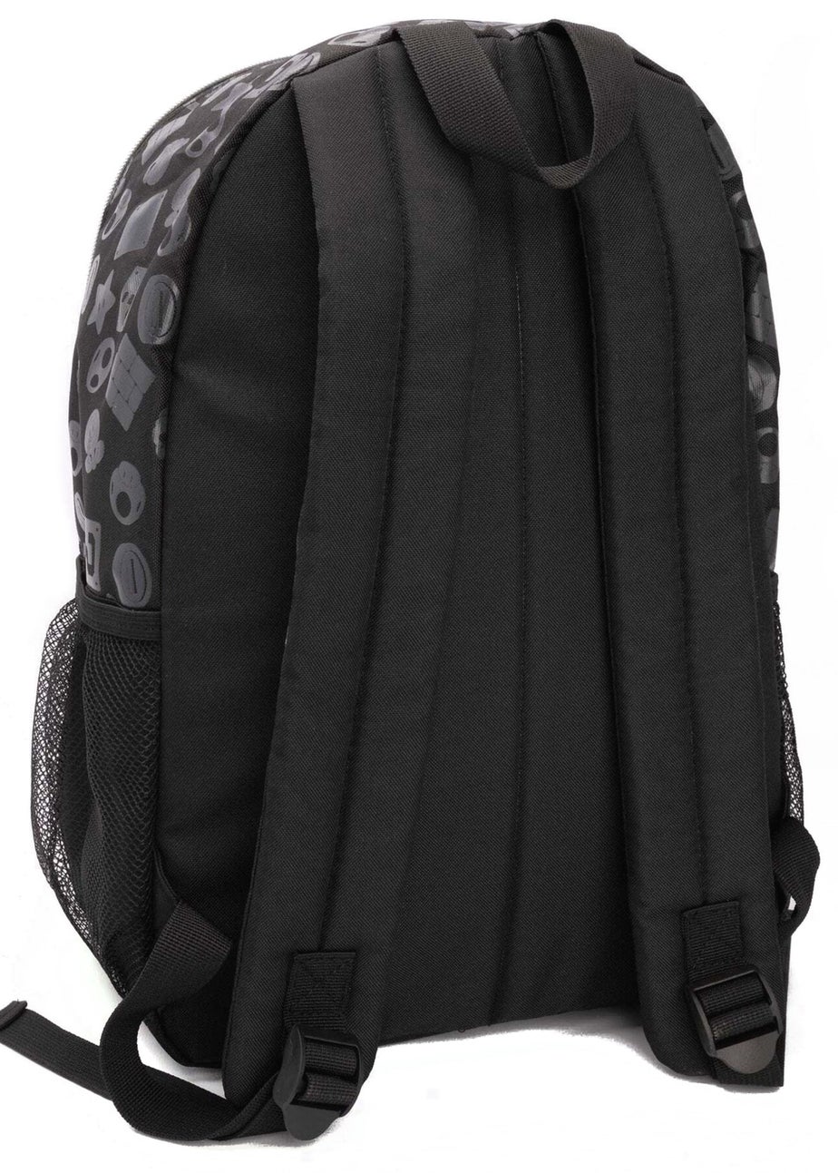 Super Mario Black/Red All-Over Print Backpack