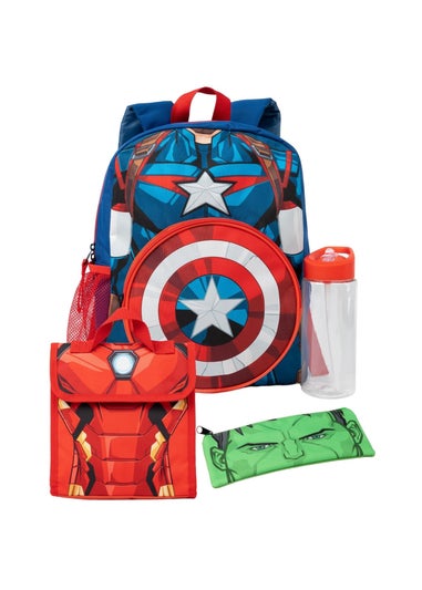 Avengers Blue Backpack Set (36 x 26 x 10cm)