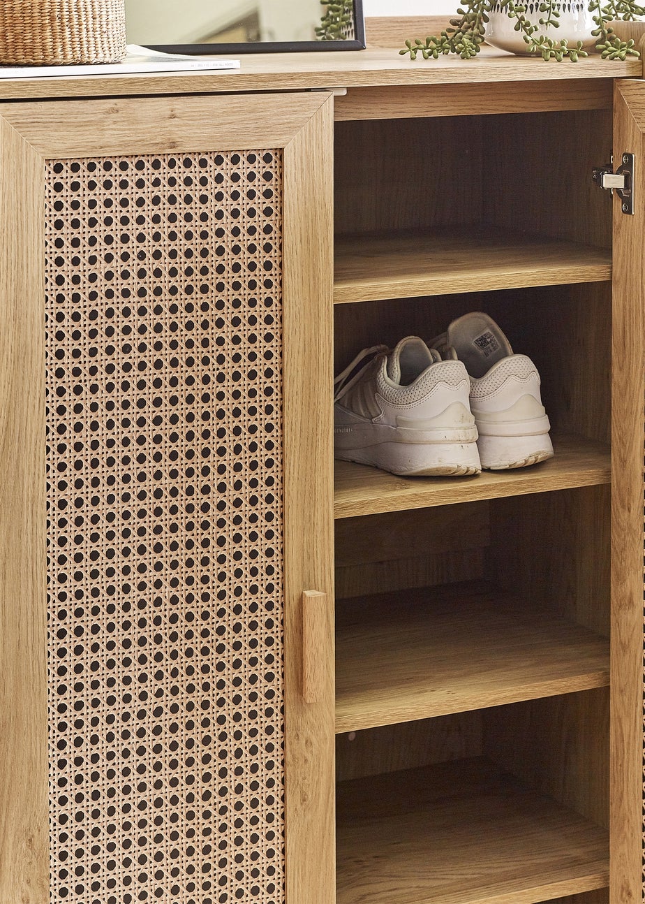 Julian Bowen Brown Sydney Shoe Cupboard
