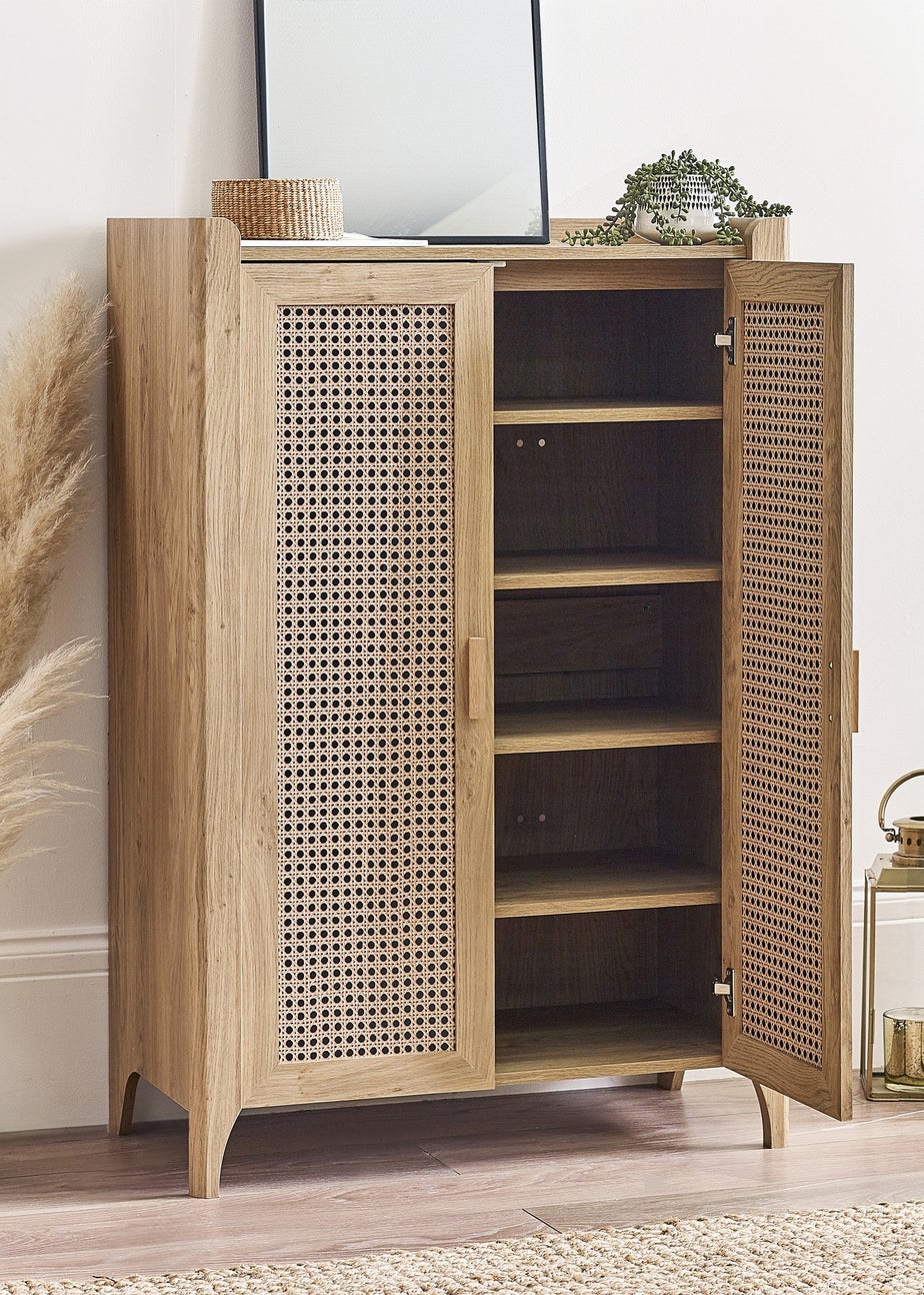 Julian Bowen Brown Sydney Shoe Cupboard