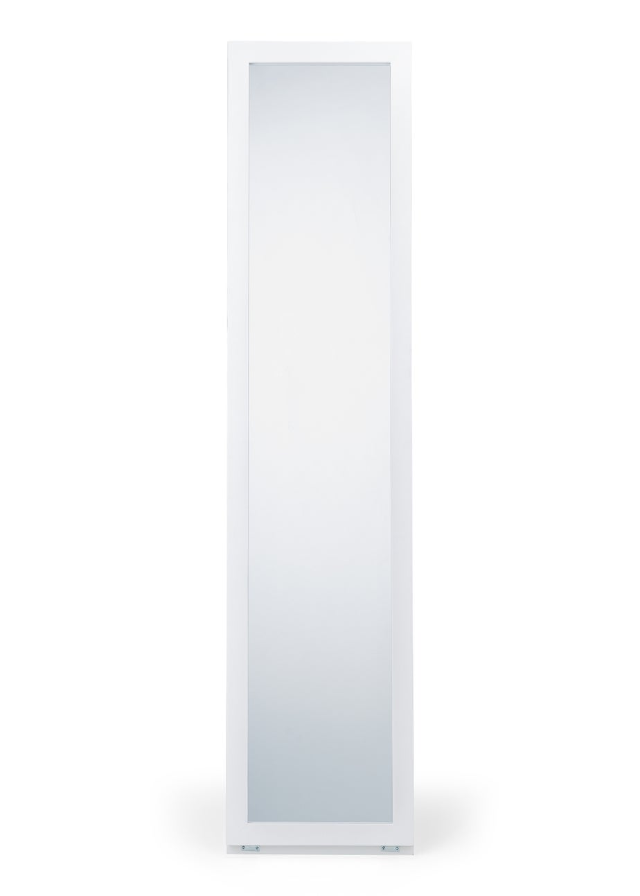 Julian Bowen Fresco White Storage Mirror (155 x 36 x 36cm)