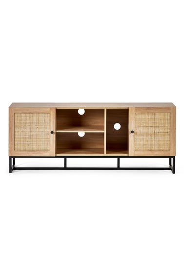 Julian Bowen Brown Padstow Tv Unit (60 x 150 x 40cm)
