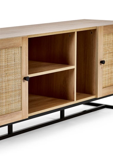 Julian Bowen Brown Padstow Tv Unit (60 x 150 x 40cm)
