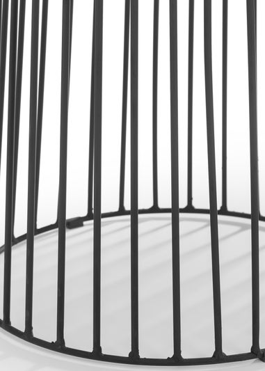 Julian Bowen Marble Broadway Round Lamp Table (46 x 40 x 40cm)