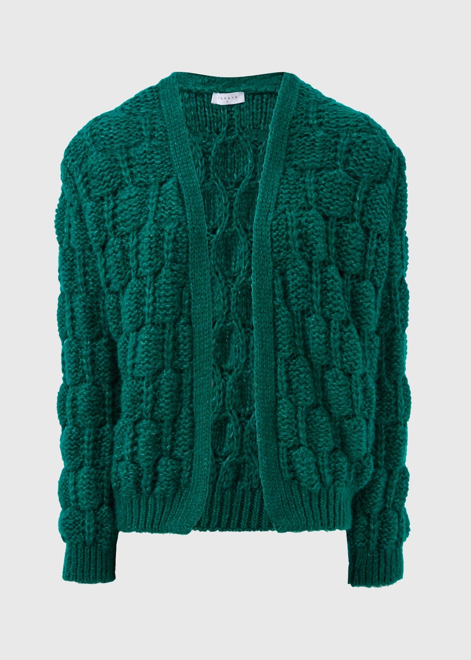 Teal Lofty Cardigan
