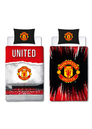 Manchester United FC Theatre  Panel 100 % Cotton Duvet