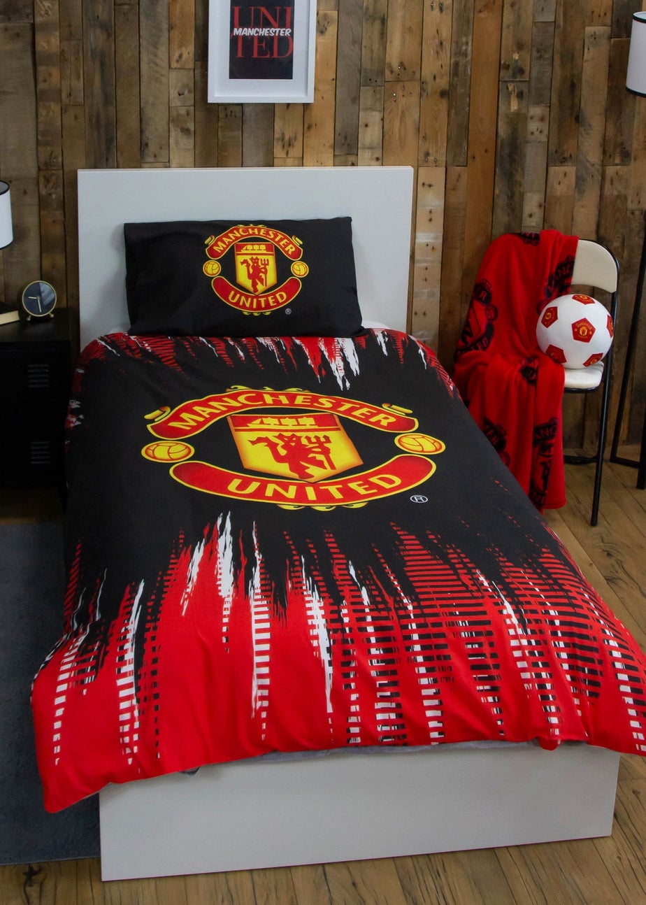 Manchester United FC Theatre  Panel 100 % Cotton Duvet