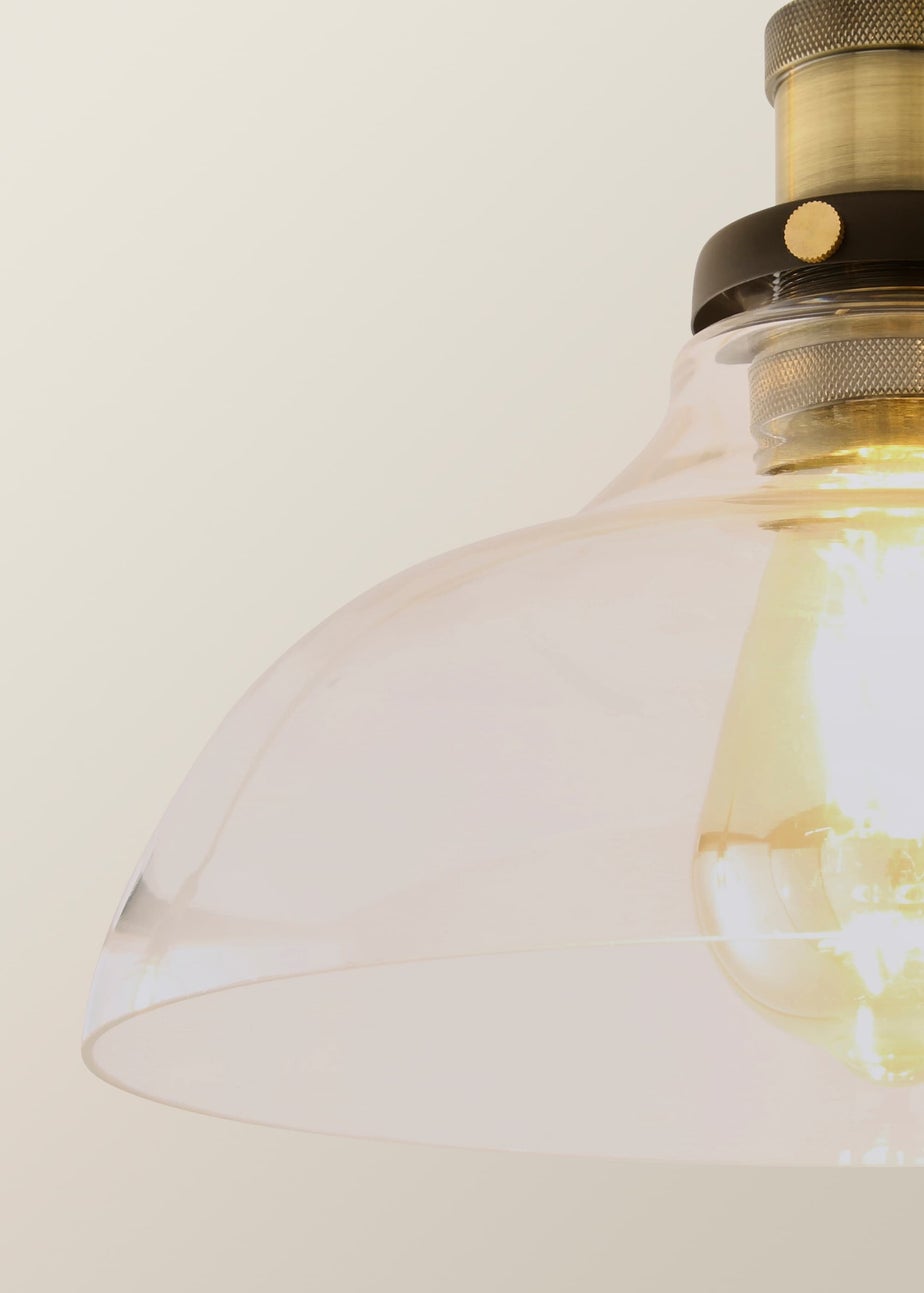 ValueLights Wallace Steampunk 3 Way Bar Ceiling Light Fitting